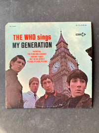 THE WHO: The Who Sings My Generation LP (1965)