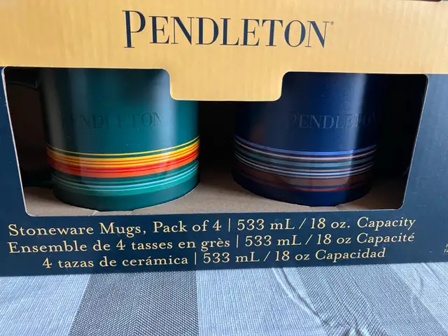 Set of 4 Pendleton Stoneware Mugs, National Park Collection, NOB in Kitchen & Dining Wares in City of Montréal - Image 4