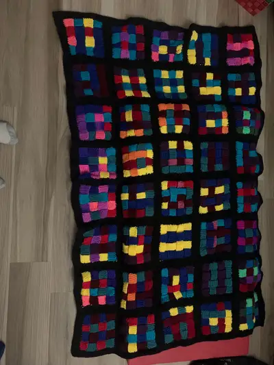 Knitted blanket, View more