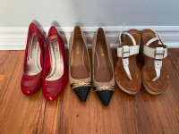 7 pairs of women shoes