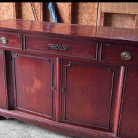 Antique Cherry Wood cabinet (pick up Bolton)