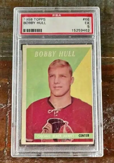 Bobby Hull rookie card, View more