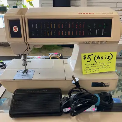 Singer Touch-tronic Sewing Machine for Parts or Repair, View more