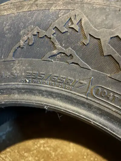 Set of 4 good all season tires 150 obo