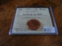 Monnaie-pièce de 1 cent 1962 Hanging 2 ICCS MS-64 RED