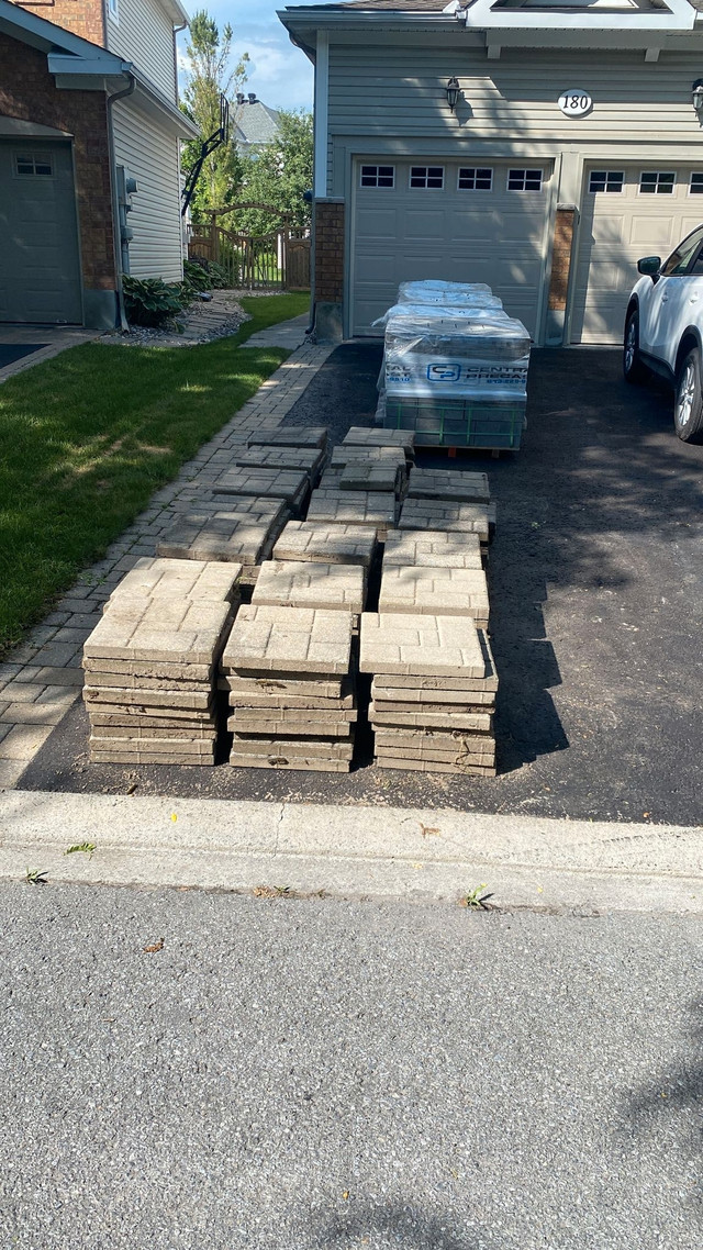 Free interlock patio slab Free Stuff Ottawa Kijiji