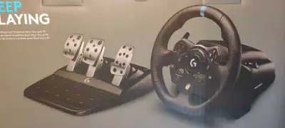 Logitech G923 Volant et pédales, Xbox Series X|S, Xbox One, PC, View more