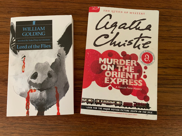Lord of the Flies and an  Agatha Christie in Fiction in Kingston
