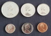 1974 Uncirculated Royal Canadian Mint Proof Like Set