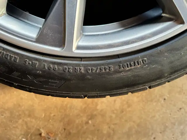  (5x120) Staggered 20 inch BMW Rims and Continental Tires in Tires & Rims in Guelph - Image 3