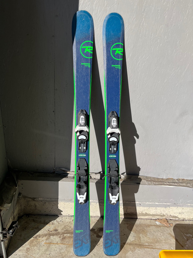 Boys skis with bindings  in Ski in Edmonton