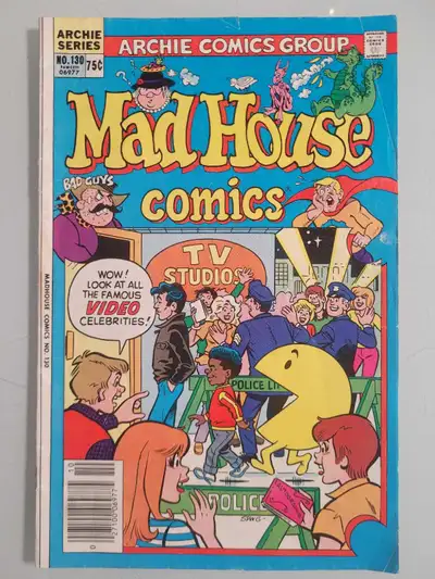 Archie Mad House Comics #130 Pac Man First Appearance 1982, View more