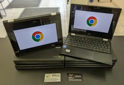 PROMO !! Laptop portable Chromebook tactile @ 100$, View more
