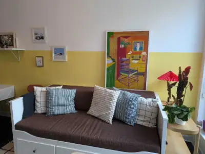 Upholstered daybed with 3 spacious drawers, View more