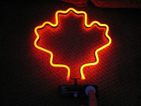 CANADA NEON RED LIGHT NEW IN BOX