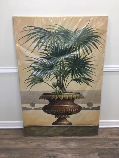 Grosse Toile Tableau Cadre Peinture 40” X 60” Large Painting , View more