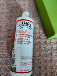 UV3 leather cleaner and conditioner