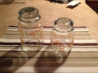 Vintage Glass Storage Canister Set