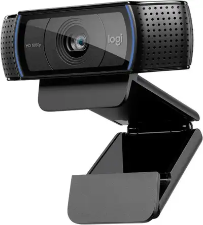 Logitech C920x HD Pro Webcam, Full HD 1080p/30fps Video Calling, View more
