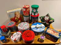 Christmas Storage Tins 