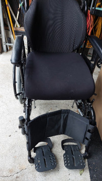 Folding Tilt Wheel Chair 18" wide seat