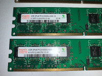 1GB RAM Hynix KOREA 1GB 2Rx8 PC2-5300U-555-12 HYMP512U64CP8-Y5