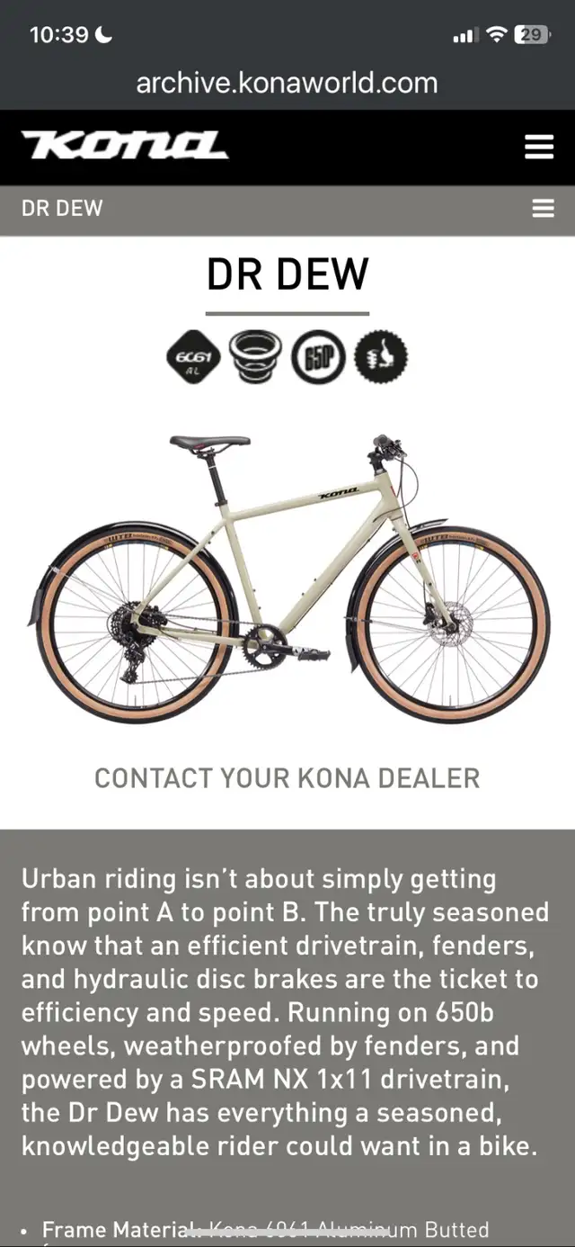 2019 55cm Kona Dr. Dew in Road in Richmond - Image 5