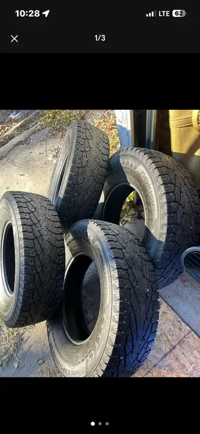 Selling these four tires in very good condition. These were purchased in 2018. The truck has sold so...