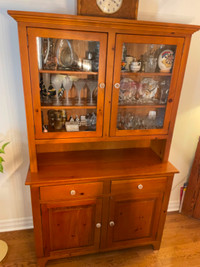 China Cabinet - Solid Pine