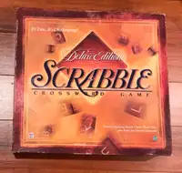Complete Vintage Hasbro Deluxe Edition Scrabble Game