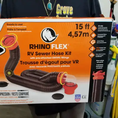 In box New Rhino Flex & Heated hose