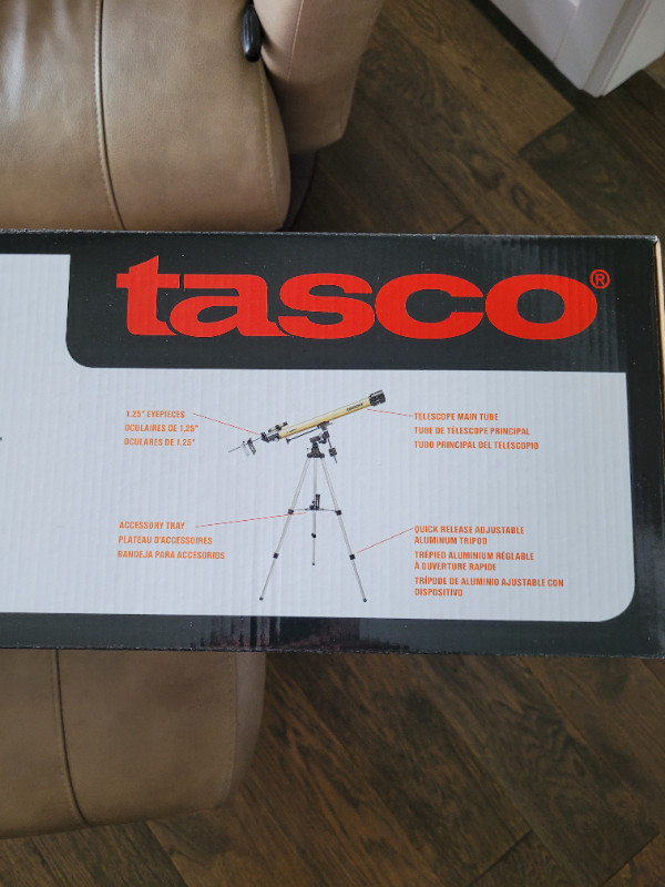 TASCO Refractor Telescope - Brand New in Hobbies & Crafts in Hamilton - Image 2