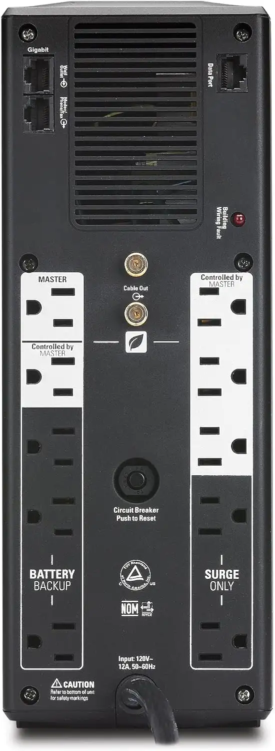 APC BR1300G BACK-UPS RS 1300 VA TOWER UPS62863264790531121