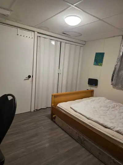One room in a 2 bedroom basement for rent. The room will be vacant by October 23. $550 per room, ALL...