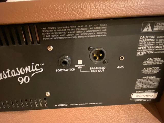 Fender Acoustasonic 90 Watt Amp (combo) CW Stsand in General Electronics in Strathcona County - Image 3
