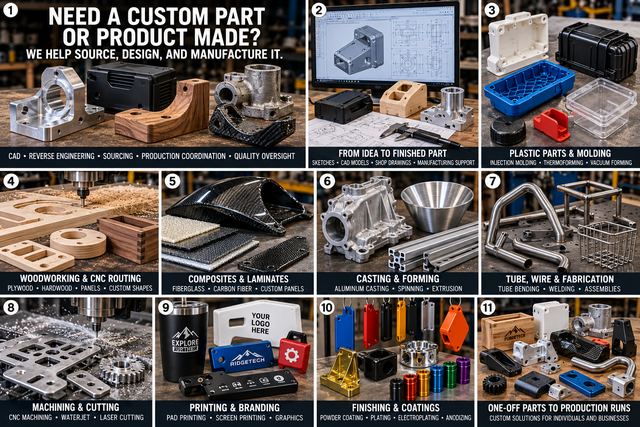 CUSTOM MANUFACTURING & SOURCING FOR SMALL BUSINESSES