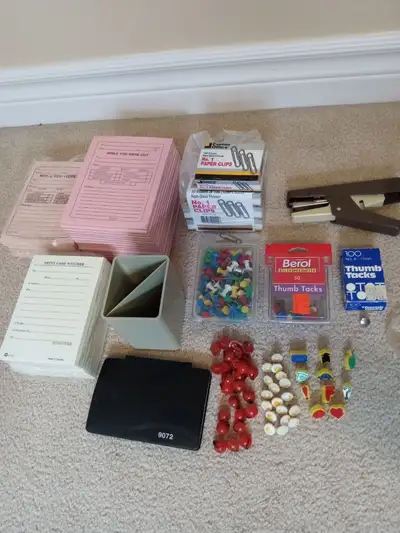 Vintage office/school supplies, View more