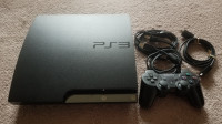 Sony PlayStation 3 Slim with Controller and Cables