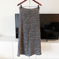 NEW - Fiore Bella - Women's Tweed Speckled Maxi Skirt (Size M)