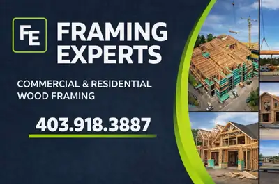 Framers needed, View more