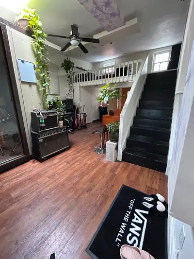 There is an opening for 1 or 2 people to rent my coach house studio space/production room across fro...