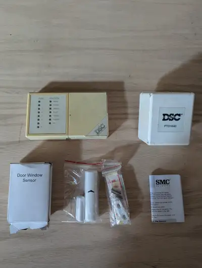 I have some left over security alarm parts for sale. All in the picture for $10