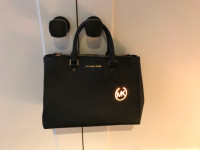 MK Black Saffiano Leather Purse