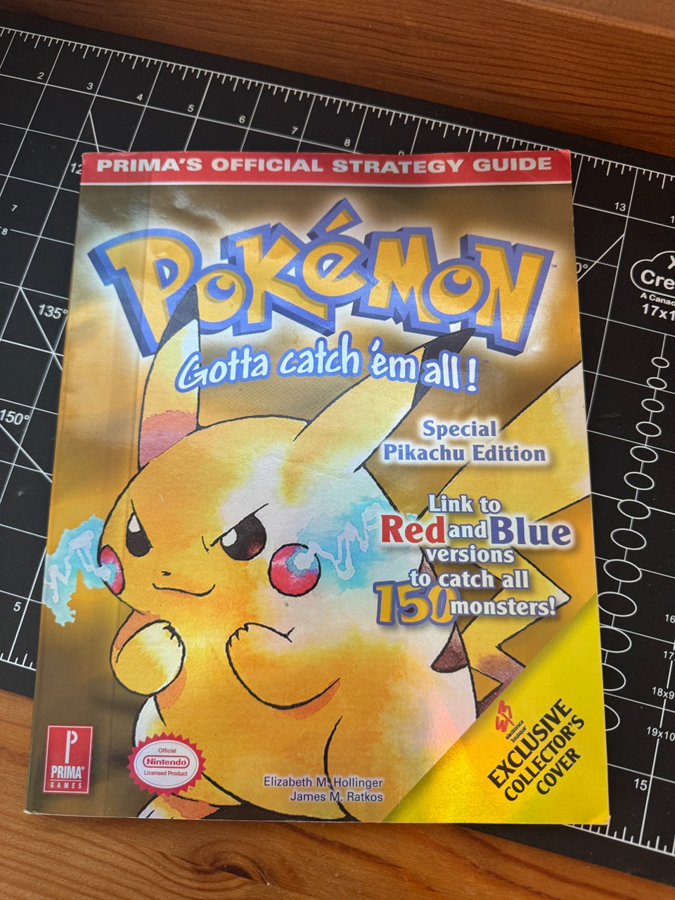 Pokemon Yellow Prima's Strategy Guide Special Collectors Cover | Older ...