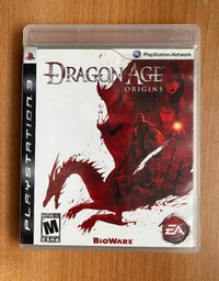PS3 Dragon Age: Origins Complete with Manual
