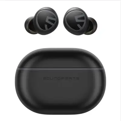 Soundpeats mini earphones/écouteurs Bluetooth noir 20h playtime , View more