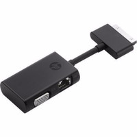 HP Dock Connector to Ethernet / VGA Adapter 762738-002