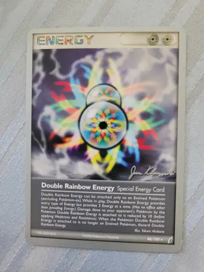 Pokemon Double Rainbow Energy Card, View more
