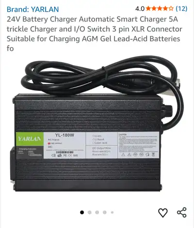 24V Battery Charger Automatic Smart Charger 5A trickle Charger , View more