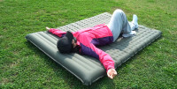 Twin Camping 4" Air Mattress with Built-in Foot Pump